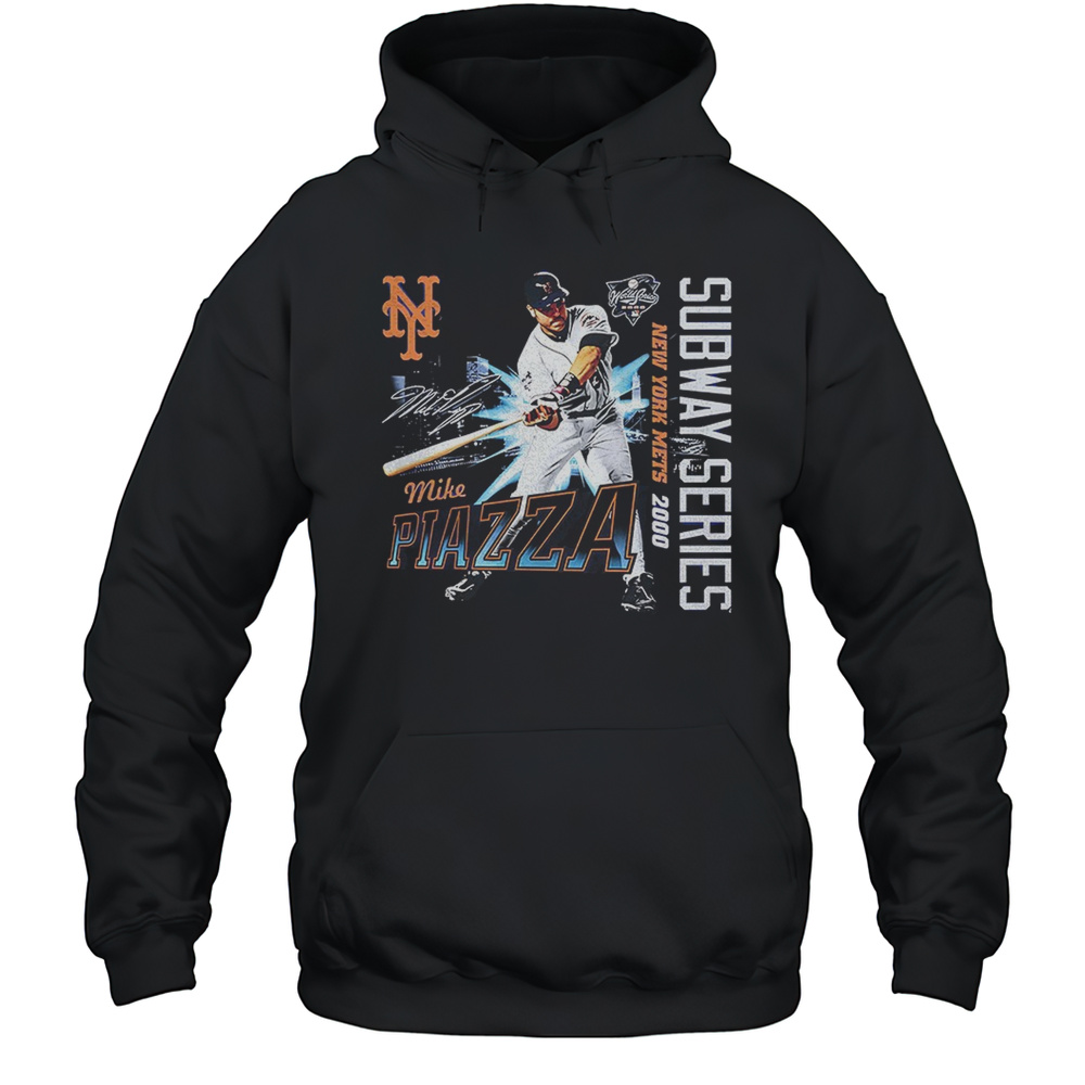Mike Piazza New York Mets 2000 Subway Series 25th Anniversary Shirt Unisex Hoodie