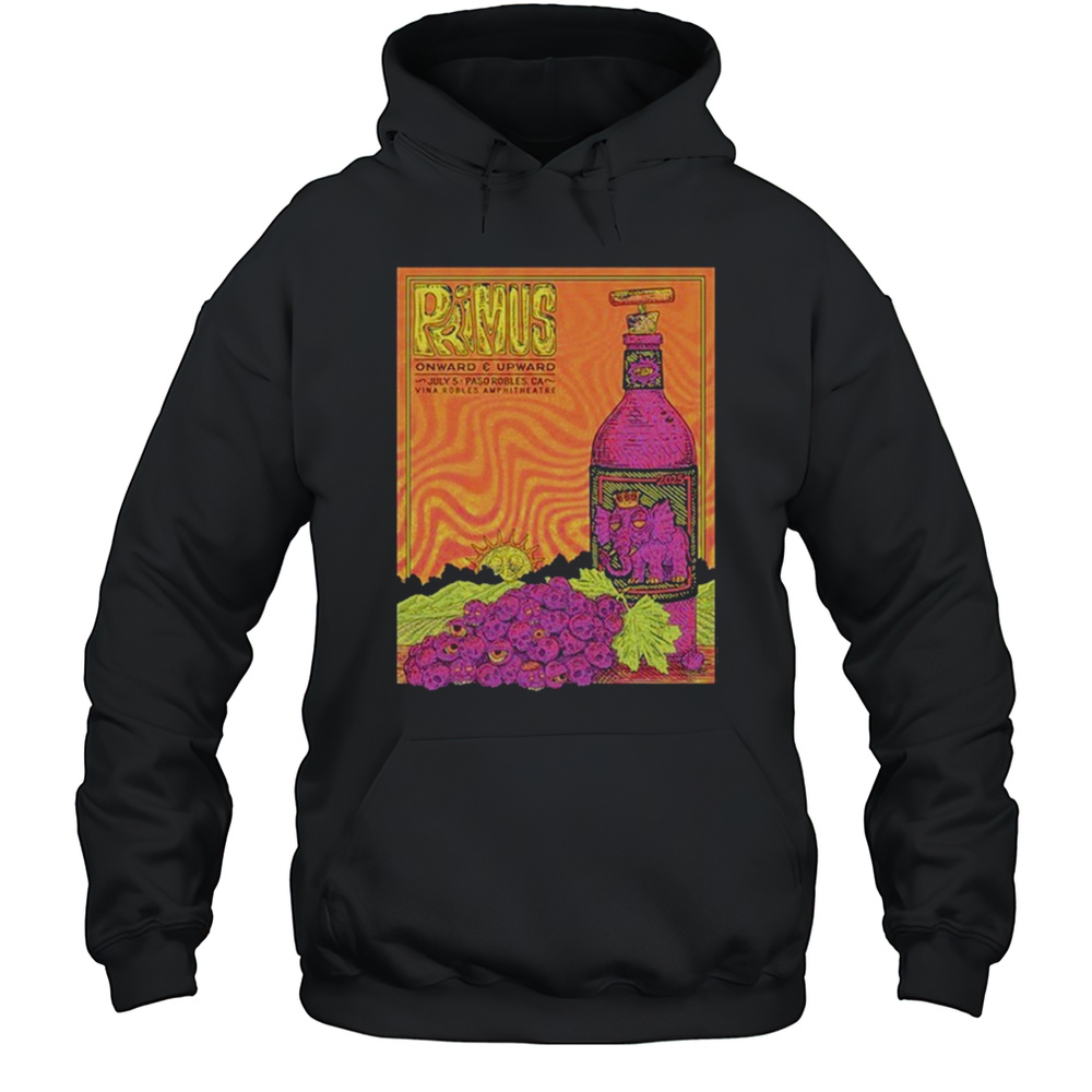 Tour 2025 Vina Robles Amphitheatre In Paso Robles CA Primus Shirt Unisex Hoodie