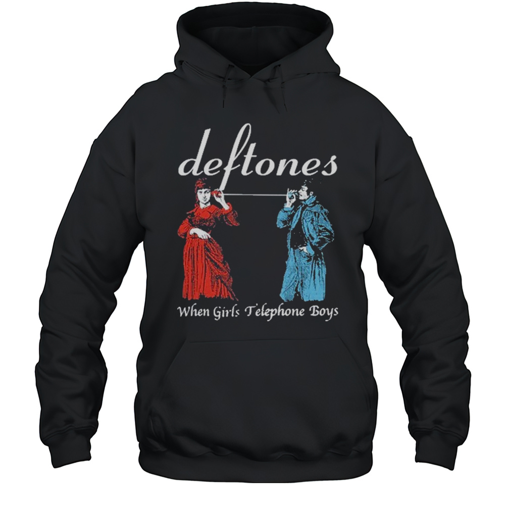 When Girls Telephone Boys Shirt Unisex Hoodie