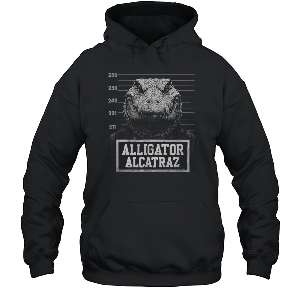 Alligator Alcatraz Florida Everglades Mugshot T Shirt Unisex Hoodie