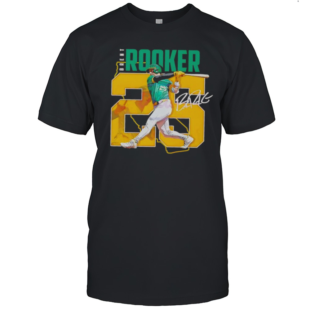 Brent Rooker Sacramento Baseball Player Number Graphic Shirt