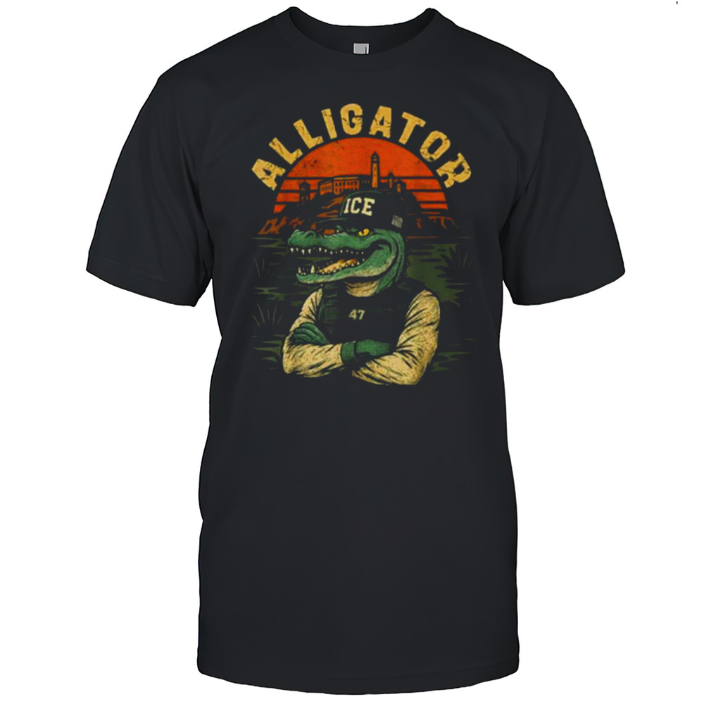 Florida Alligator Ice Funny Trump 2025 T Shirt