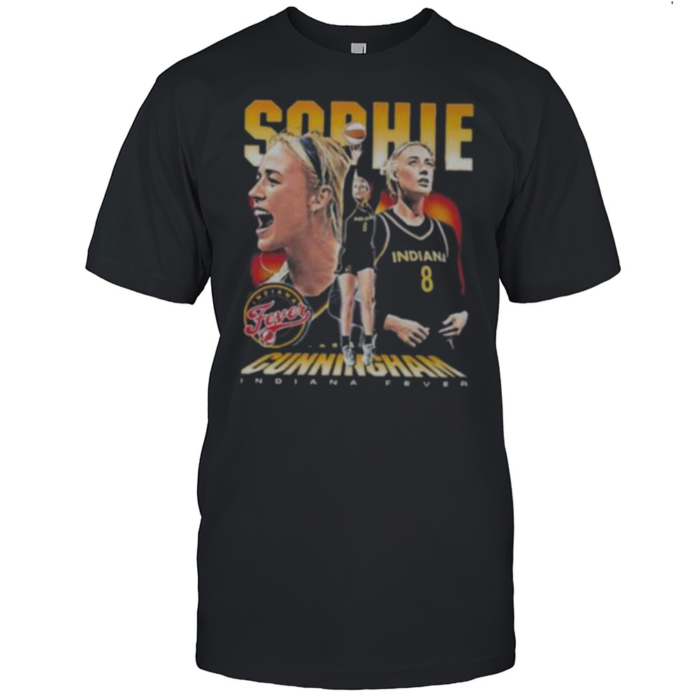 Indiana Fever Sophie Cunninghamel Vintage Graphic T Shirt