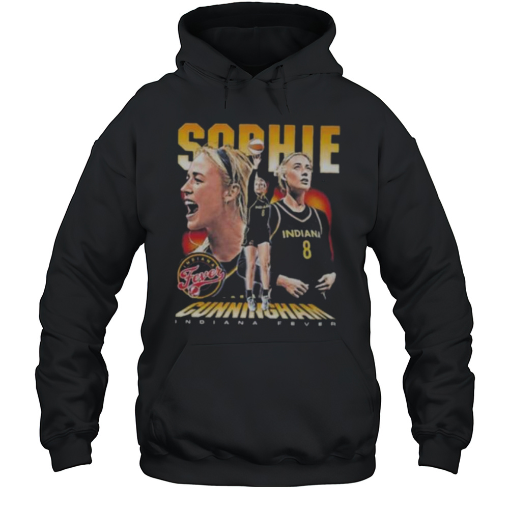 Indiana Fever Sophie Cunninghamel Vintage Graphic T Shirt Unisex Hoodie