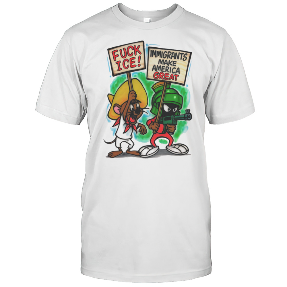 Jerry And Marvin Fuck Ice Immigrants Make America Great Shirt