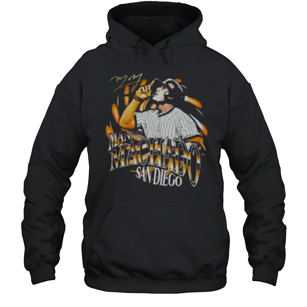 Manny Machado San Diego Padres Baseball Signature Shirt Unisex Hoodie