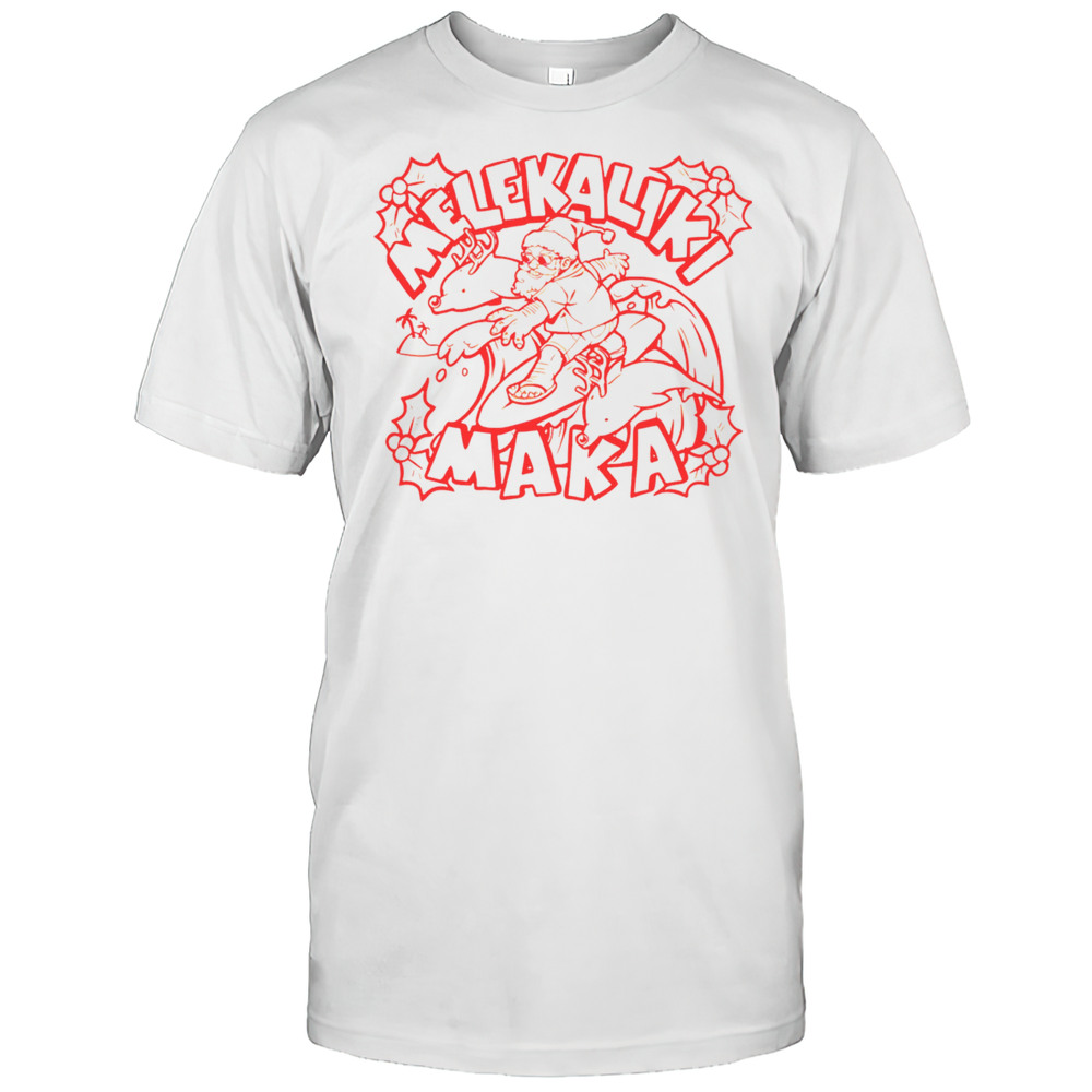 Mele Kalikimaka Santa Claus Shirt