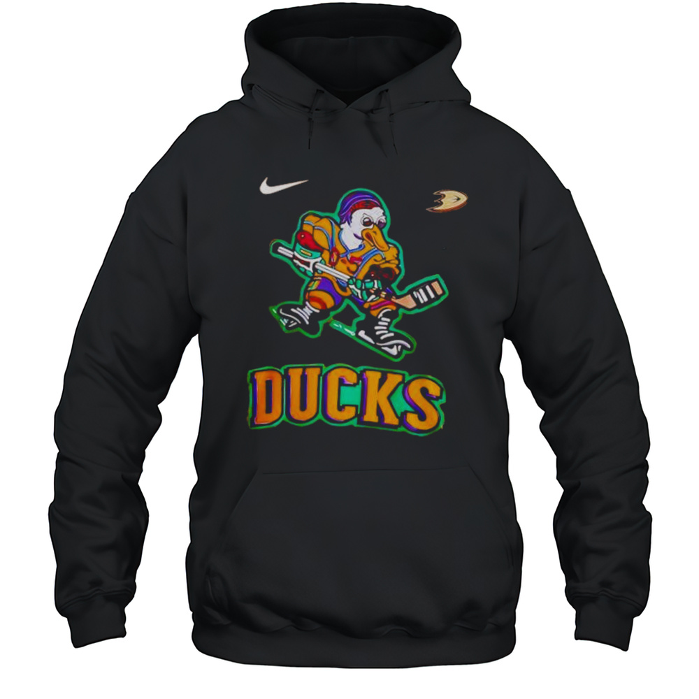 Mighty Ducks Retro Special Edition Orange Mascot Shirt Unisex Hoodie