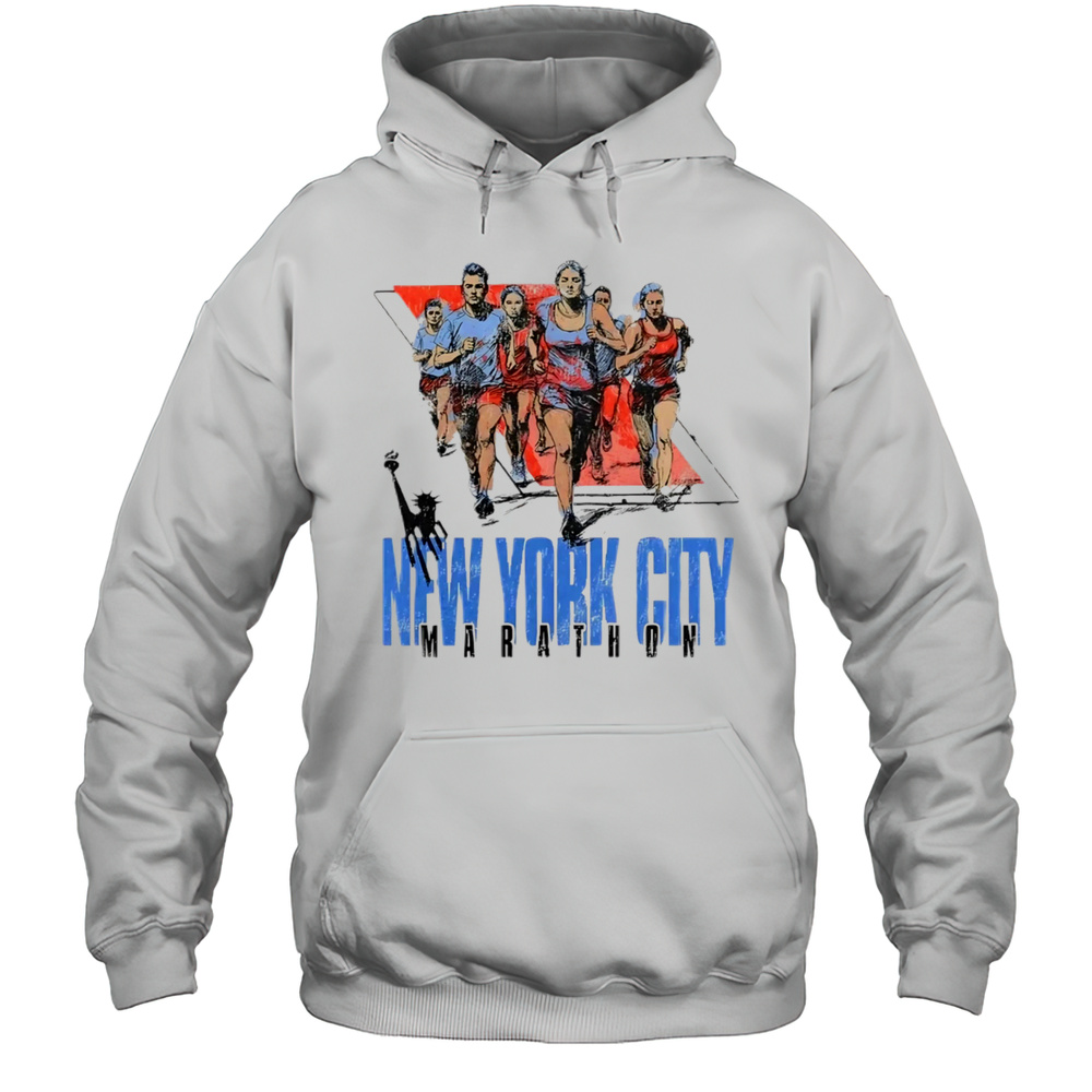 New York City Marathon Retro Shirt Unisex Hoodie
