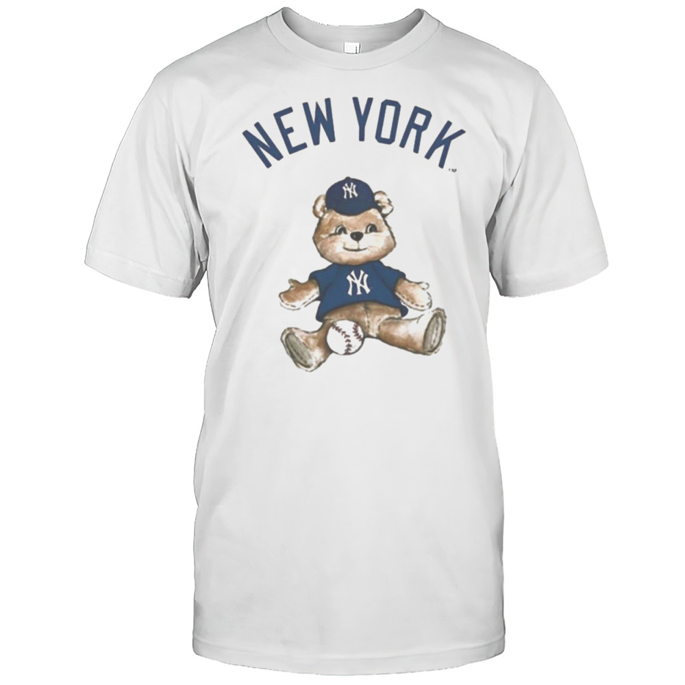 New York Yankees Baseball X Tiny Turnip Teddy Bear T Shirt