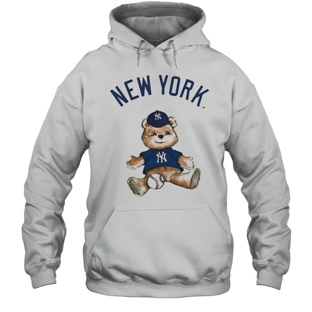 New York Yankees Baseball X Tiny Turnip Teddy Bear T Shirt Unisex Hoodie