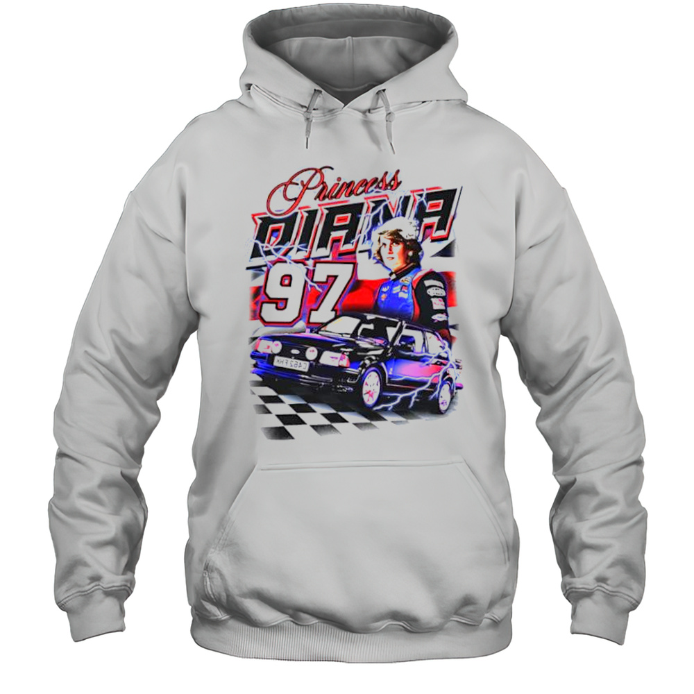 Notsafeforwear Store Merch Princess Diana Racing Shirt Unisex Hoodie