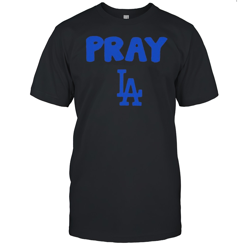 Pray LA Dodgers Logo Shirt