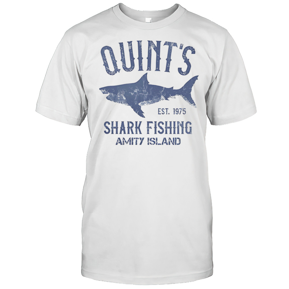 Quints Shark Fishing Amity Island Shirt