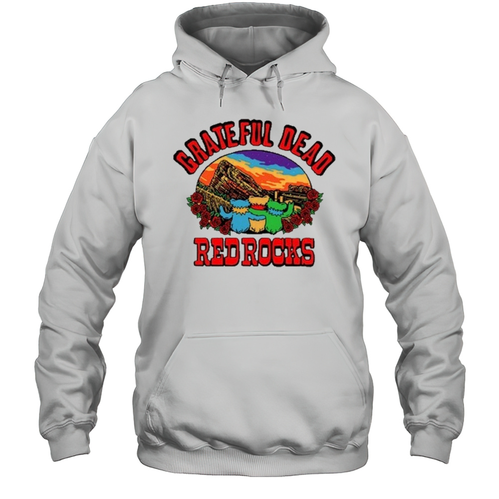 Red Rocks Grateful Dead Bears T-Shirt Unisex Hoodie