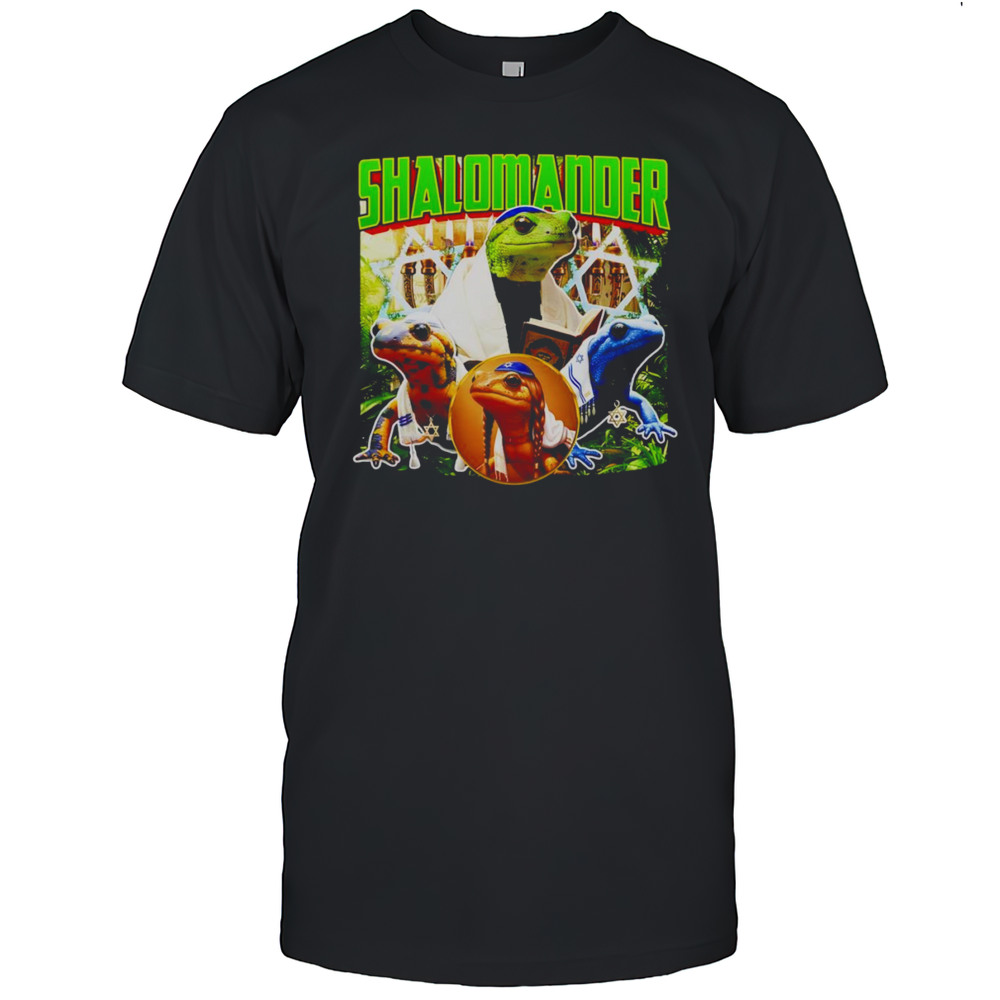 Shalomander Jewish Salamander Graphic Shirt