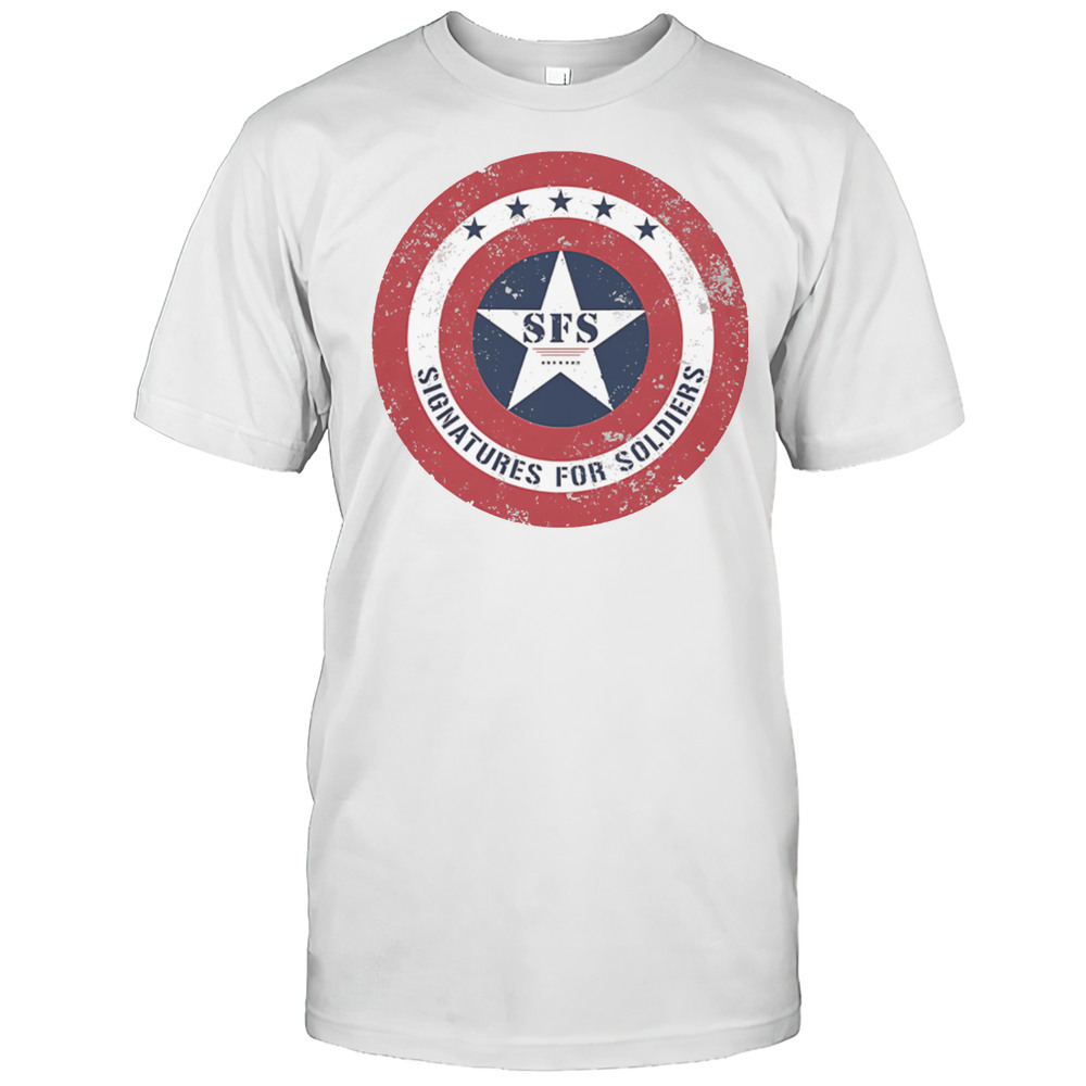 Signatures For Soldiers American Captain Star Shirt