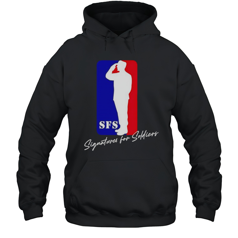 Signatures For Soldiers Baseline Logo Shirt Unisex Hoodie