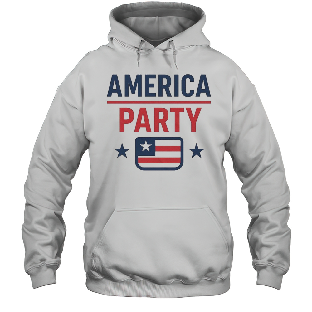 Support Elon Musk America Party T-Shirt Unisex Hoodie