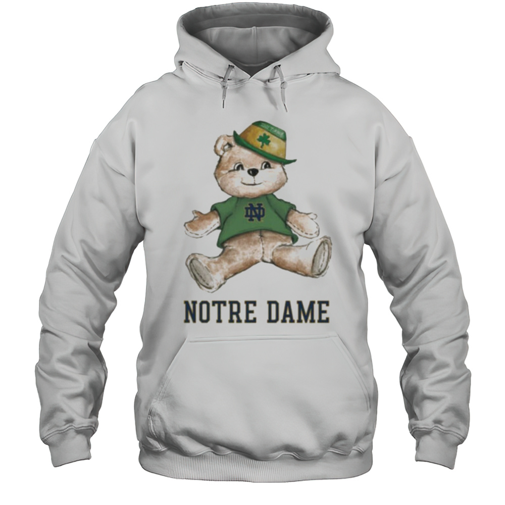 Tiny Turnip Teddy Bear Notre Dame Fighting Irish T Shirt Unisex Hoodie