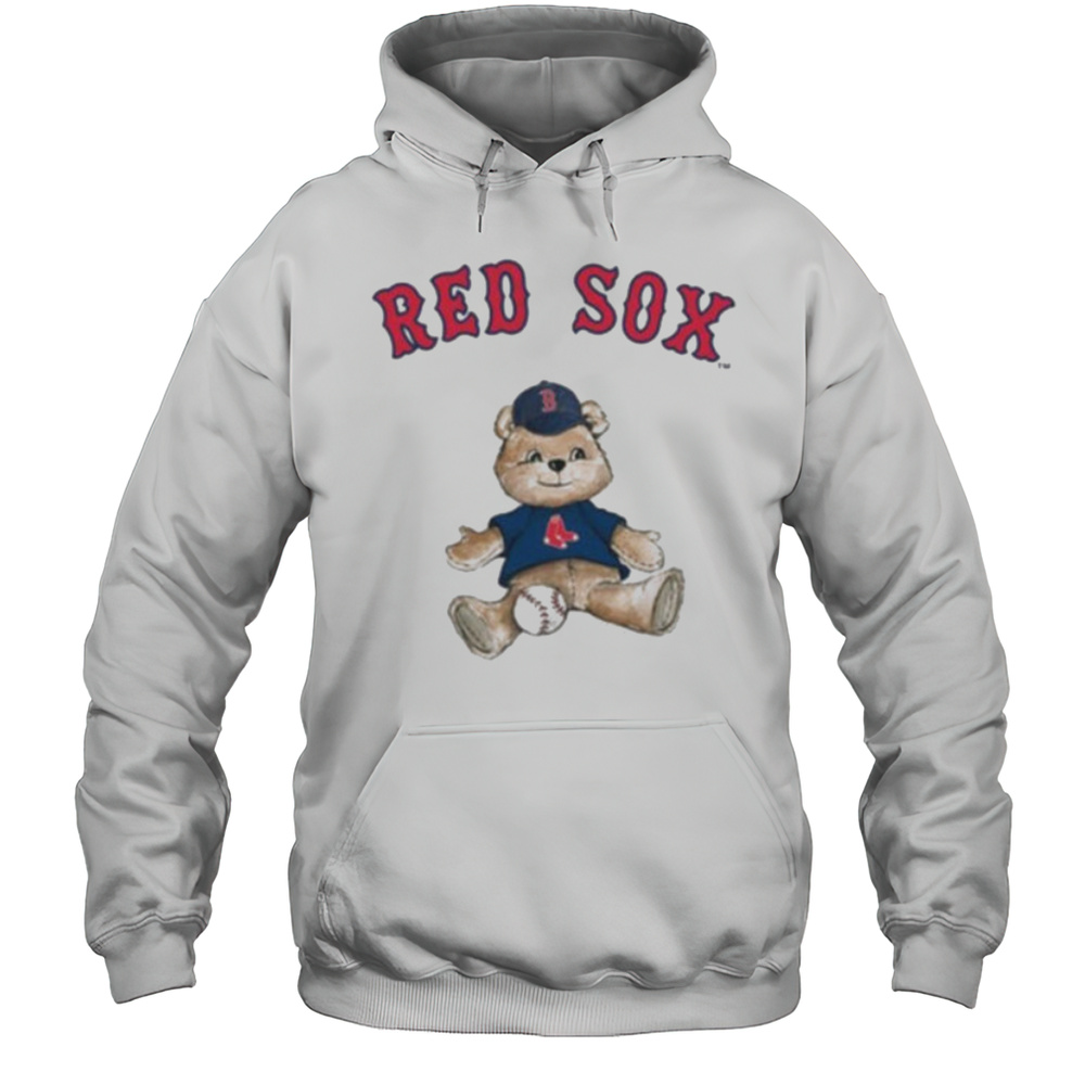 Tiny Turnip Teddy Bear X Boston Red Sox Baseball T Shirt Unisex Hoodie