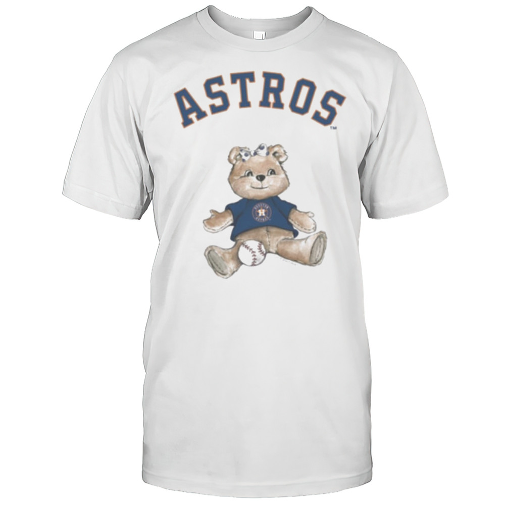Tiny Turnip Teddy Bear X Houston Astros Baseball T Shirt