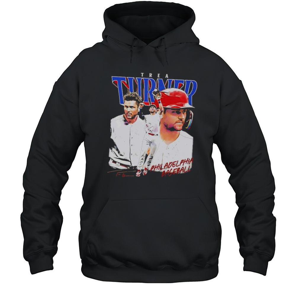 Trea Turner Philadelphia Baseball Retro Player Collage Shirt Unisex Hoodie