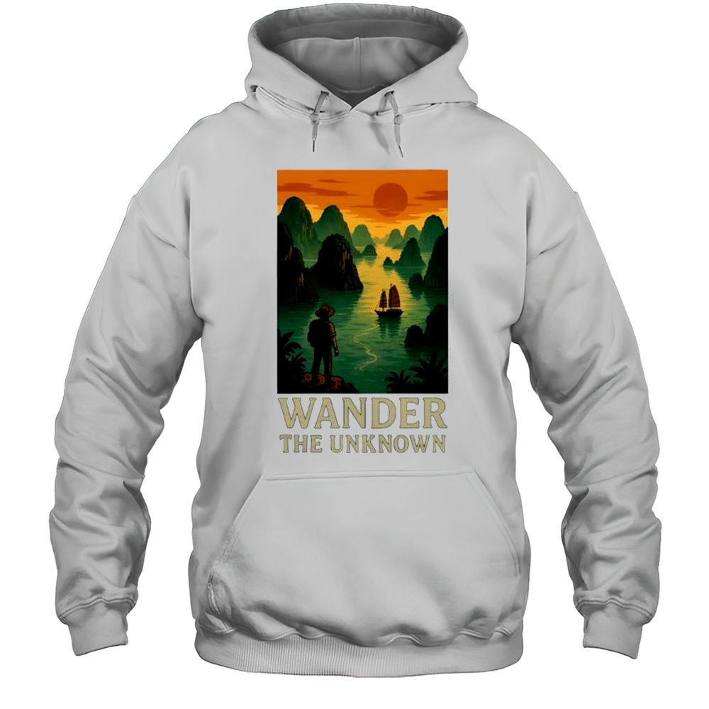 Wander The Unknown Ocean Ancient Shirt Unisex Hoodie