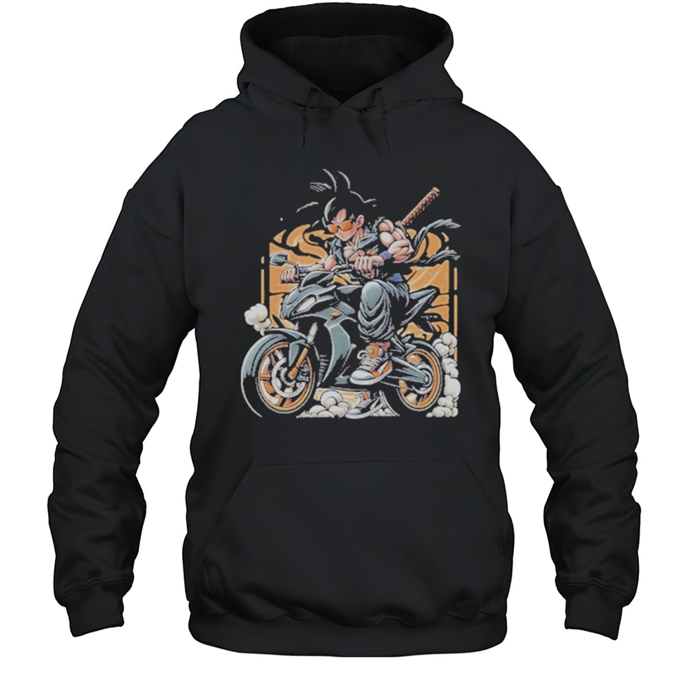 Wilsons Biker Goku T-Shirt Unisex Hoodie