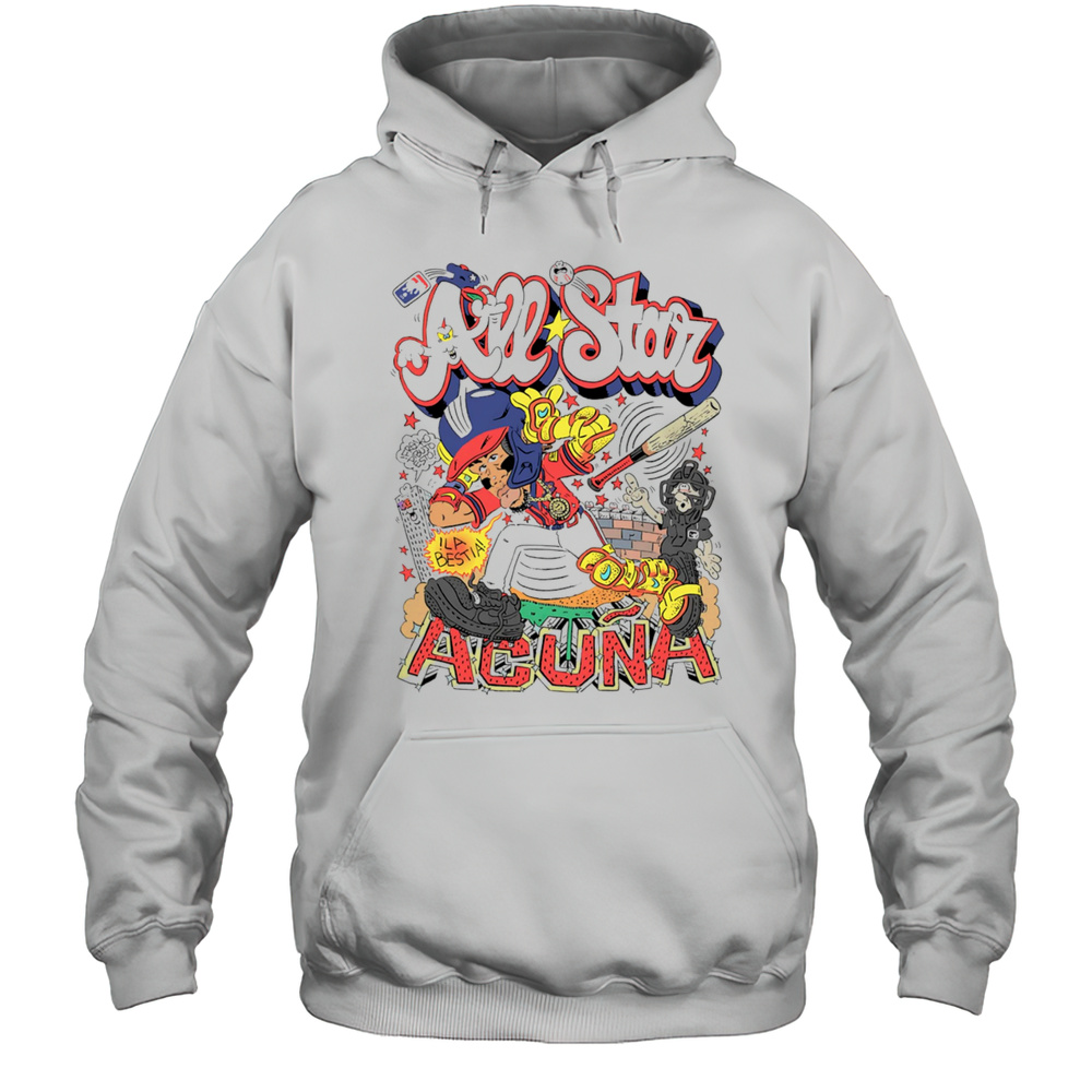 All Star Acuna Cartoon Shirt Unisex Hoodie