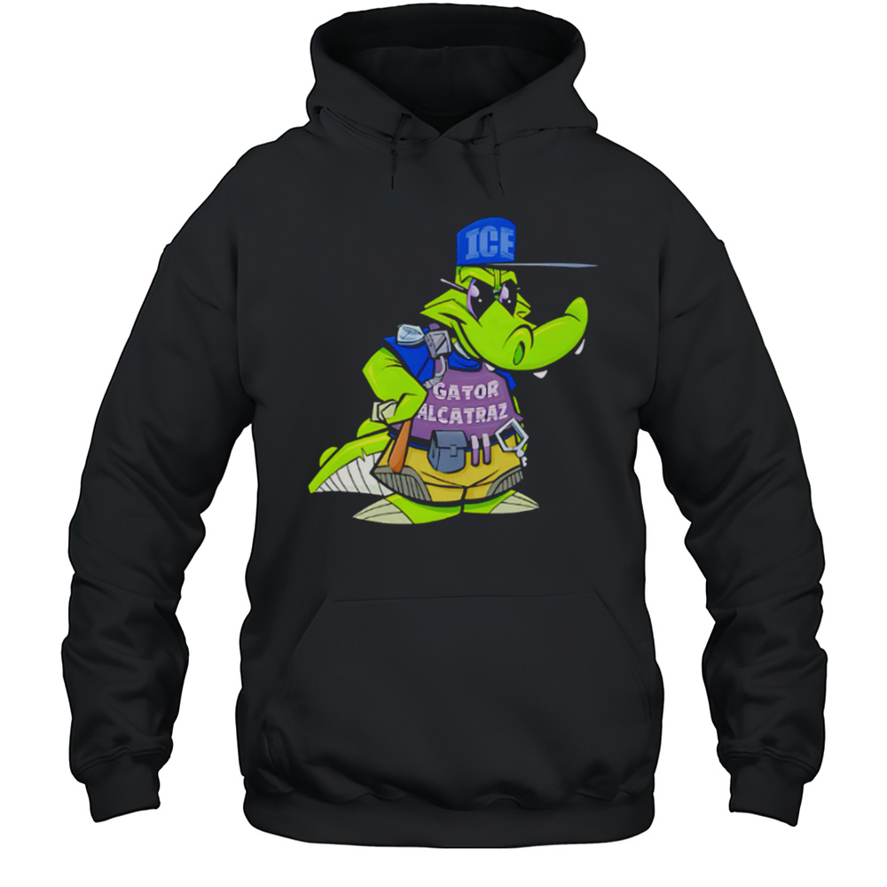 Alligator Alcatraz Ice Detective Gator Shirt Unisex Hoodie