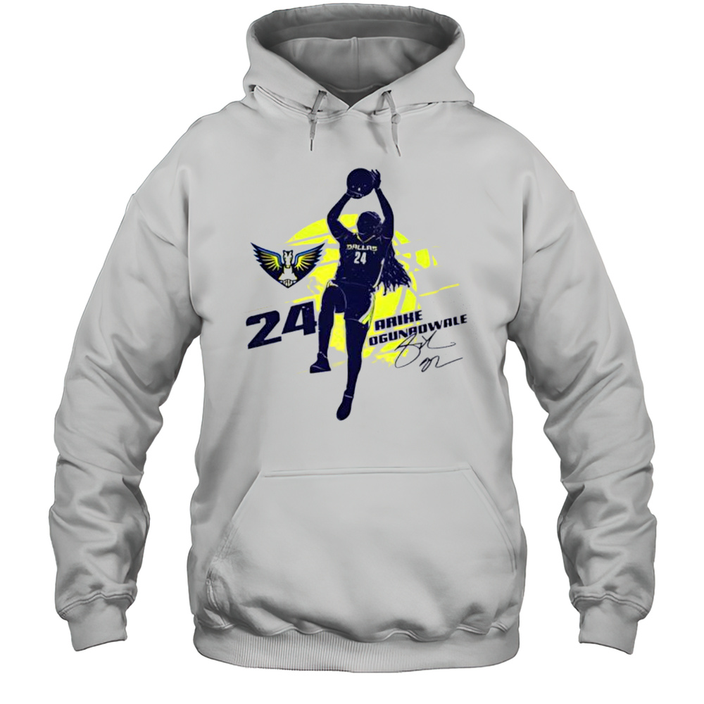 Arike Ogunbowale Dallas Wings Silhouette Shirt Unisex Hoodie