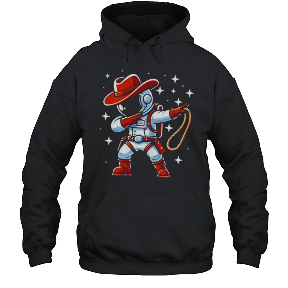 Astronaut Cowboy Shirt Unisex Hoodie