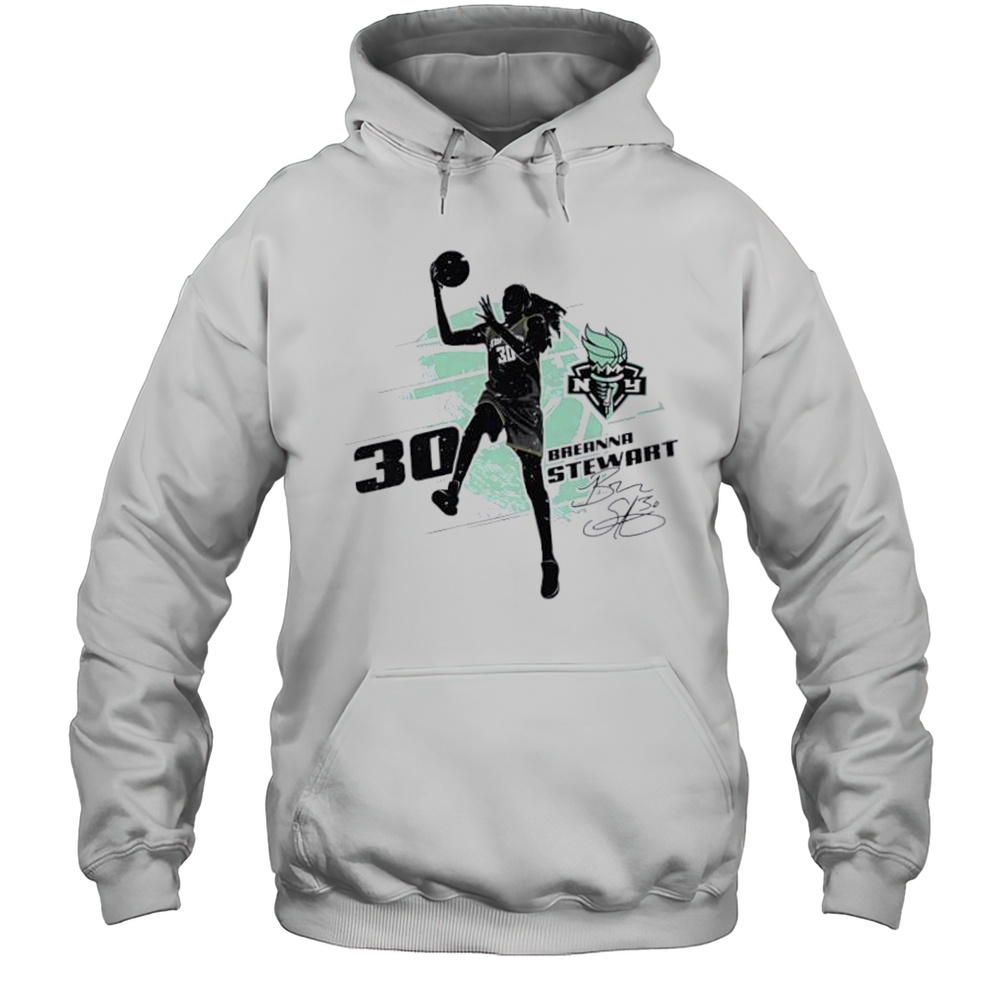 Breanna Stewart New York Liberty Silhouette Shirt Unisex Hoodie