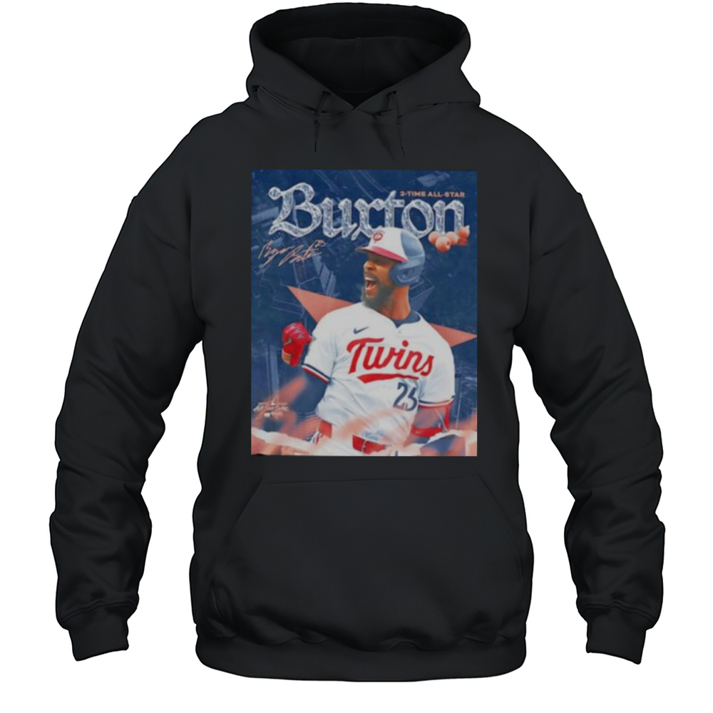 Byron Buxton 2 Time 2025 All Star Game Signature Shirt Unisex Hoodie