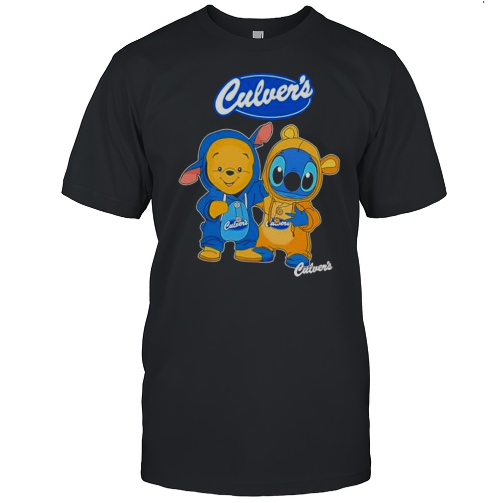 Culvers Pooh And Stitch Friends Shirt
