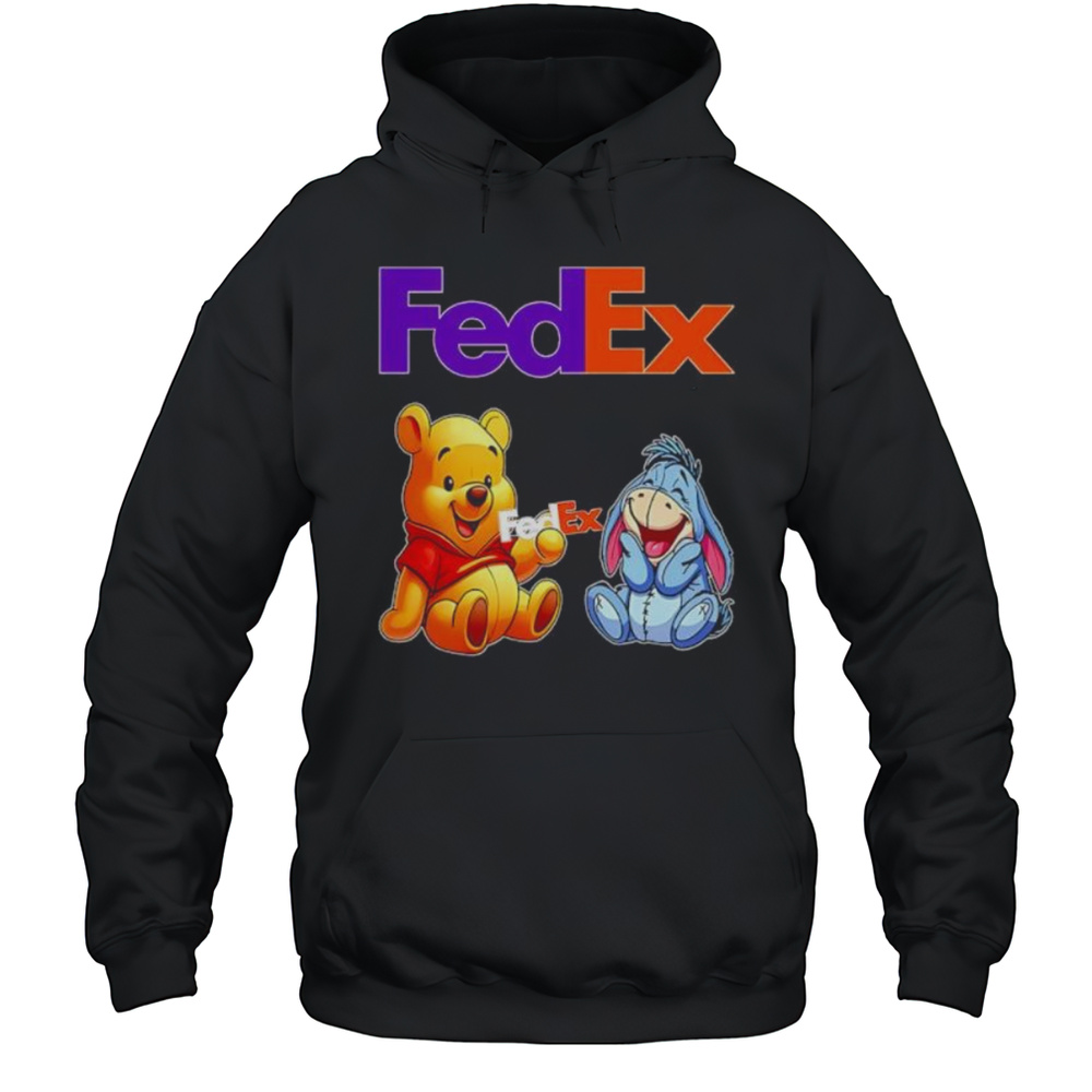 FEDEX Pooh And Eeyore Shirt Unisex Hoodie