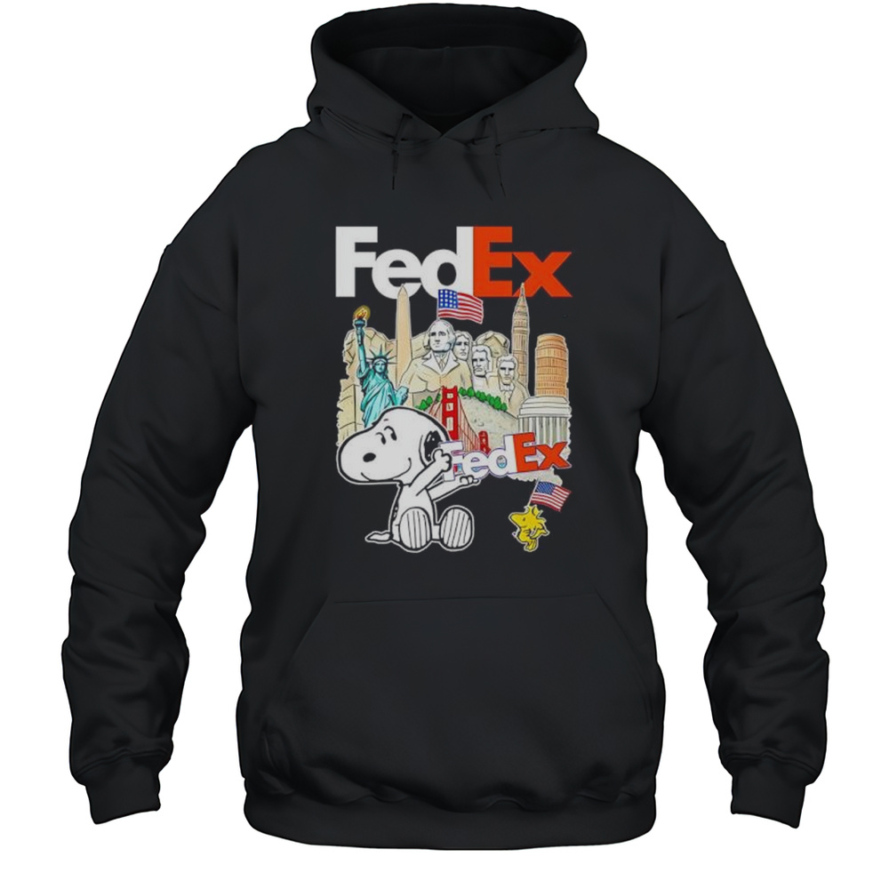 Fedex With Snoopy Freedom Youre Lookin Cute Shirt Unisex Hoodie