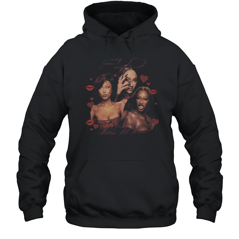 Flo Homage Black T-Shirt Unisex Hoodie