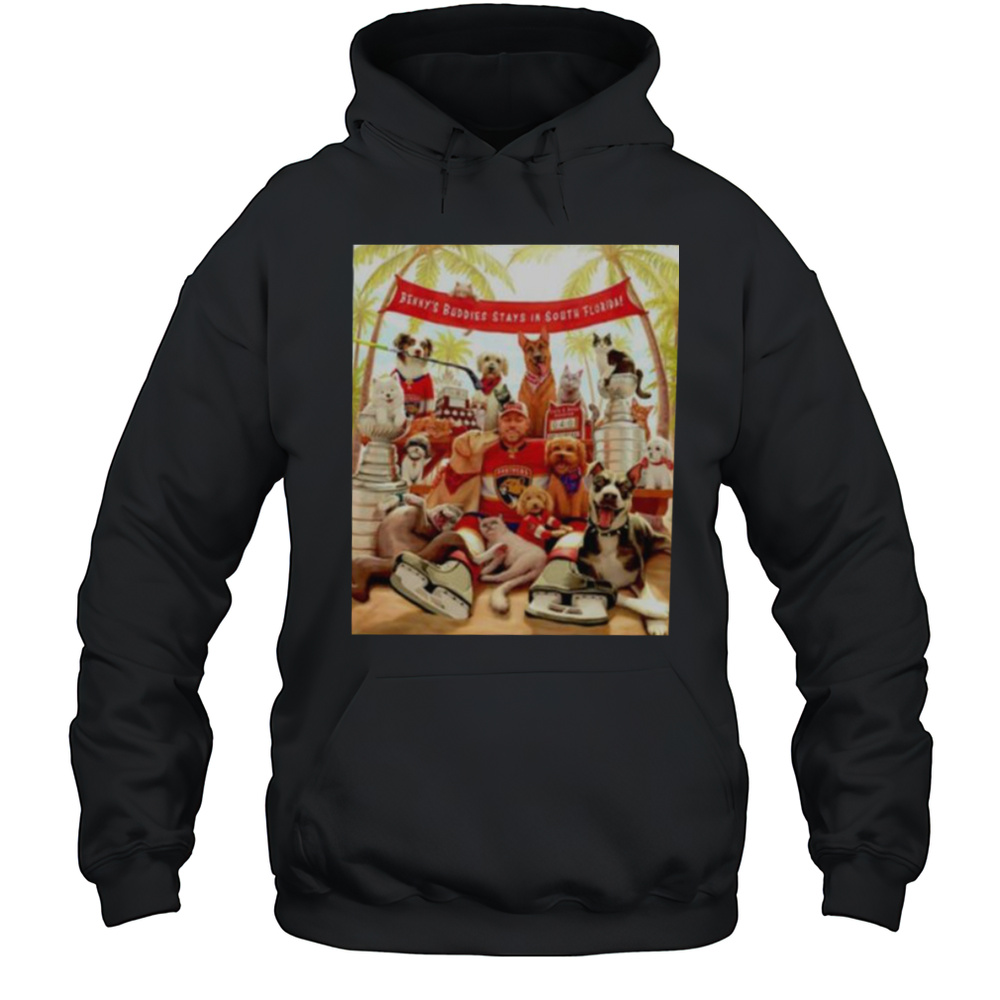 Florida Panthers Bennys Buddies Stays In South Florida Shirt Unisex Hoodie