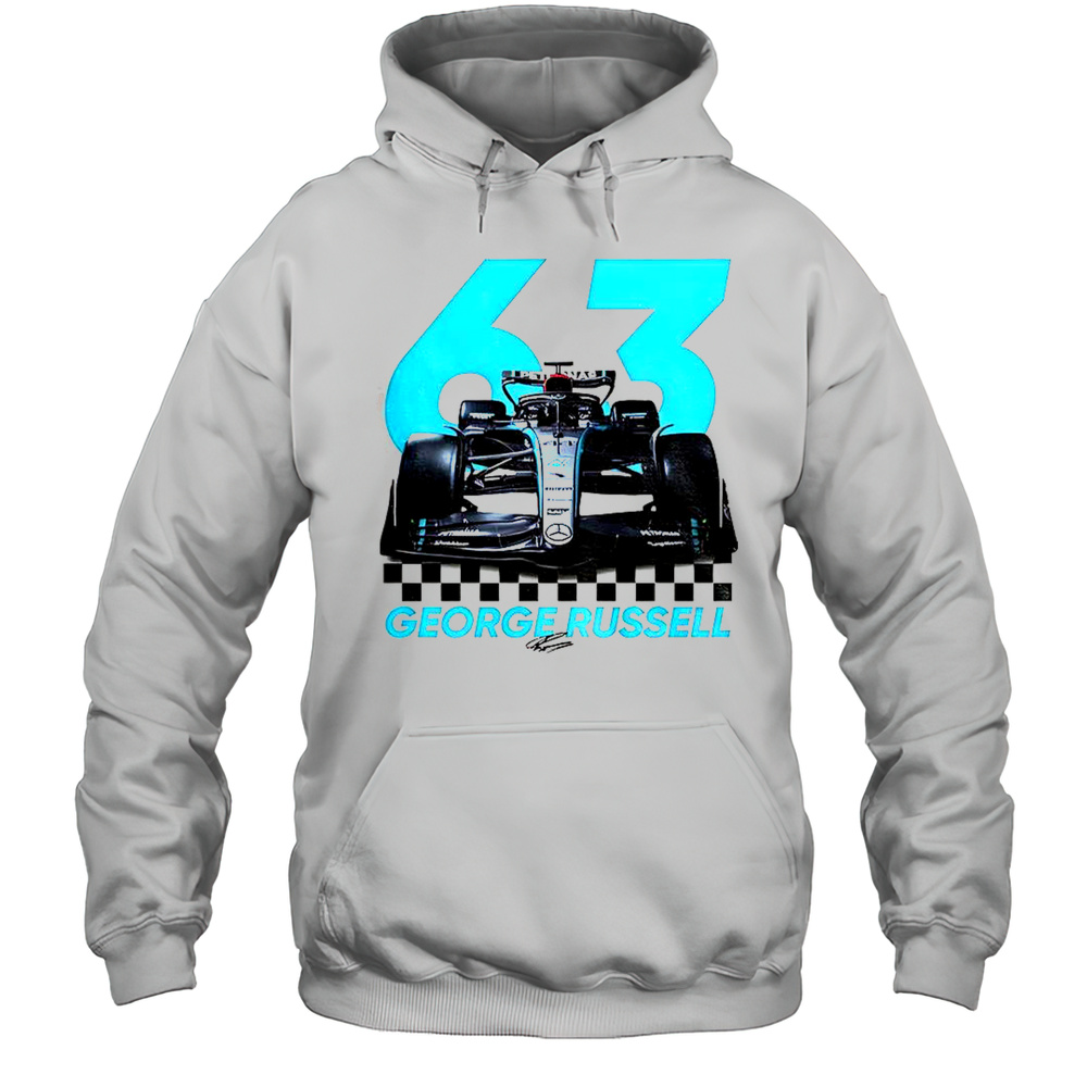 George Russell Formula One F1 Signature T-Shirt Unisex Hoodie