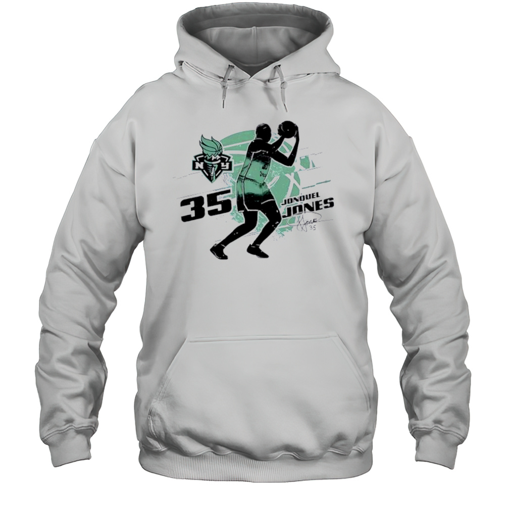 Jonquel Jones New York Liberty Silhouette Shirt Unisex Hoodie
