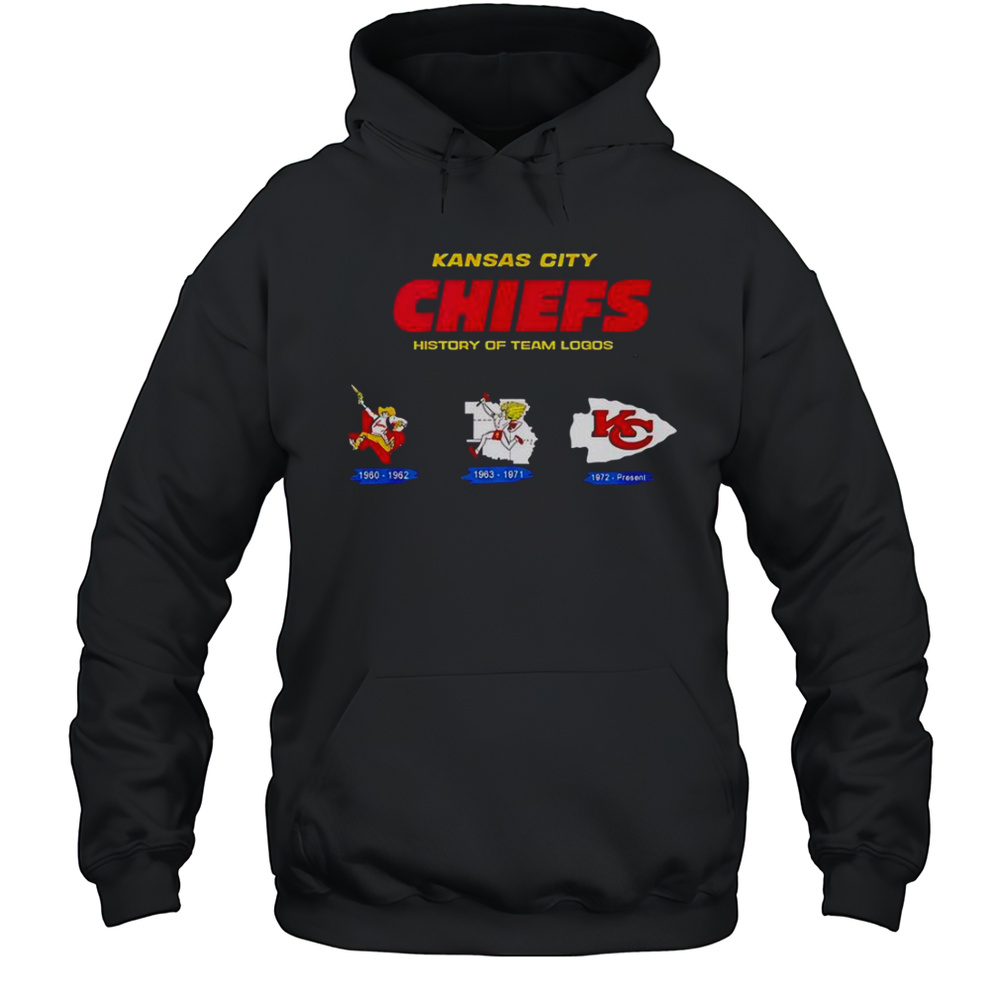 Kansas City Chiefs History Of Team Logos T-Shirt Unisex Hoodie