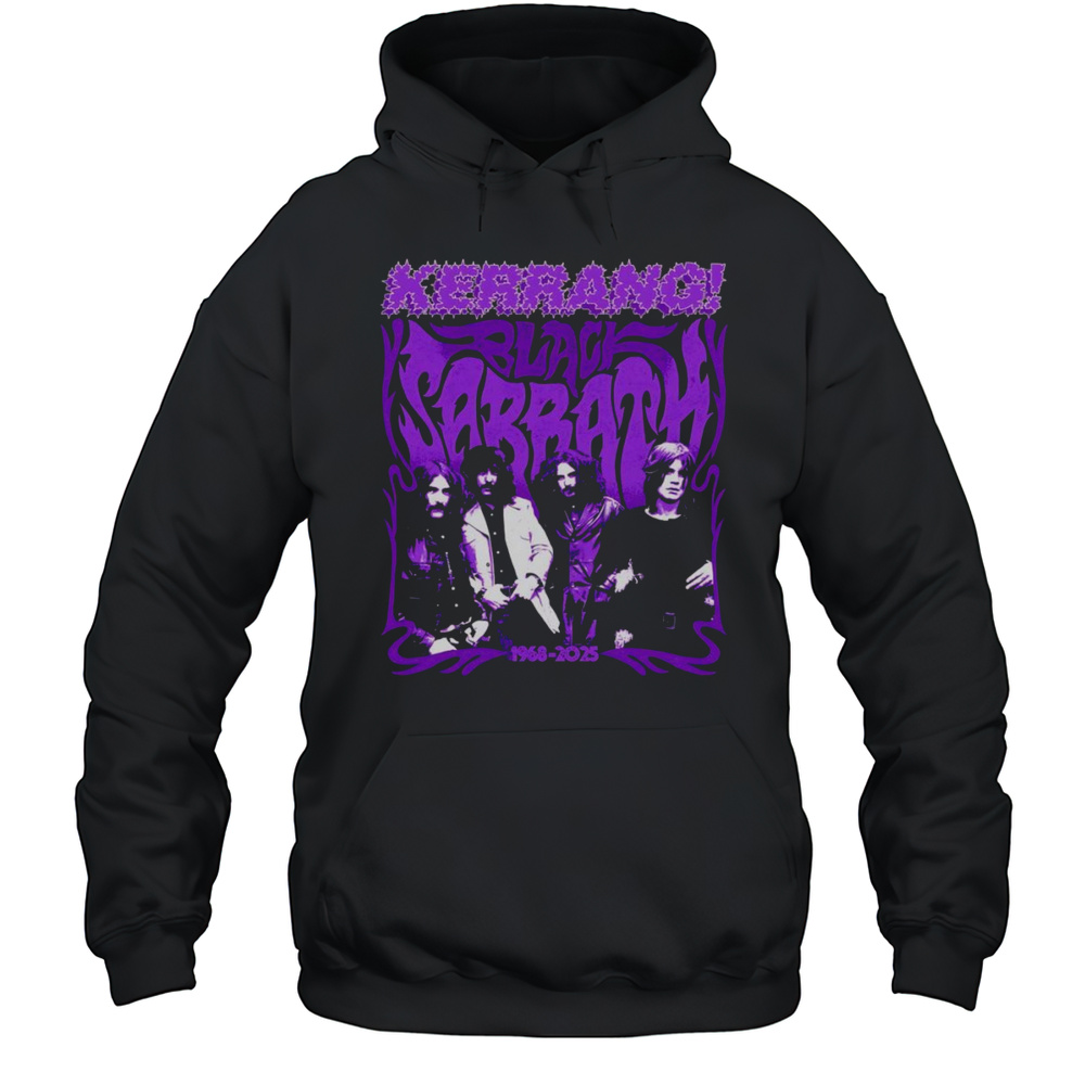 Kerrang Sabbath 1968 2025 Shirt Unisex Hoodie