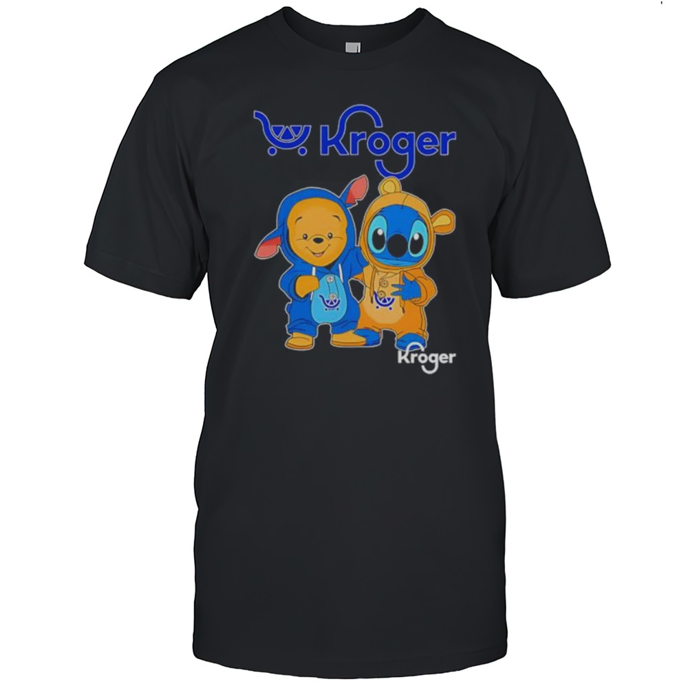 Kroger Pooh And Stitch Friends Shirt