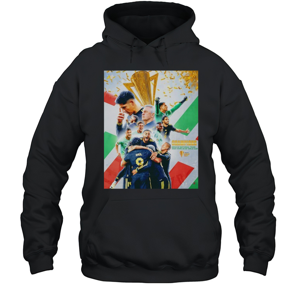 Mexico Crowned Gold Cup Champions 2025 Shirt Unisex Hoodie