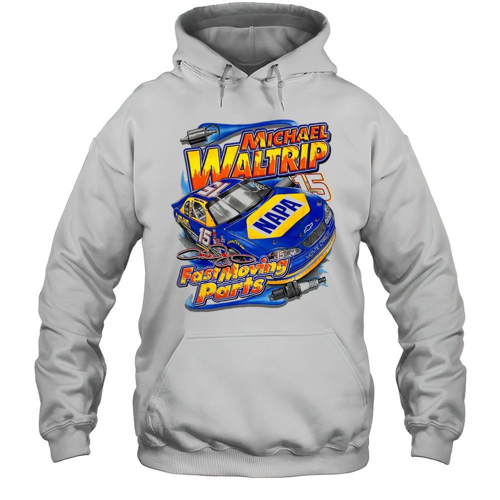 Michael Waltrip Fast Moving Parts Signature Shirt Unisex Hoodie