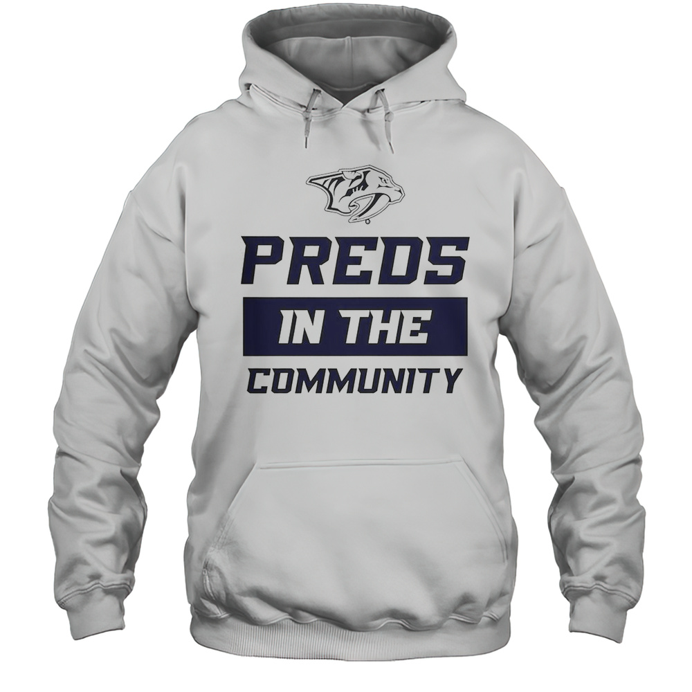 Nashville Predators Preds In The Community T-Shirt Unisex Hoodie