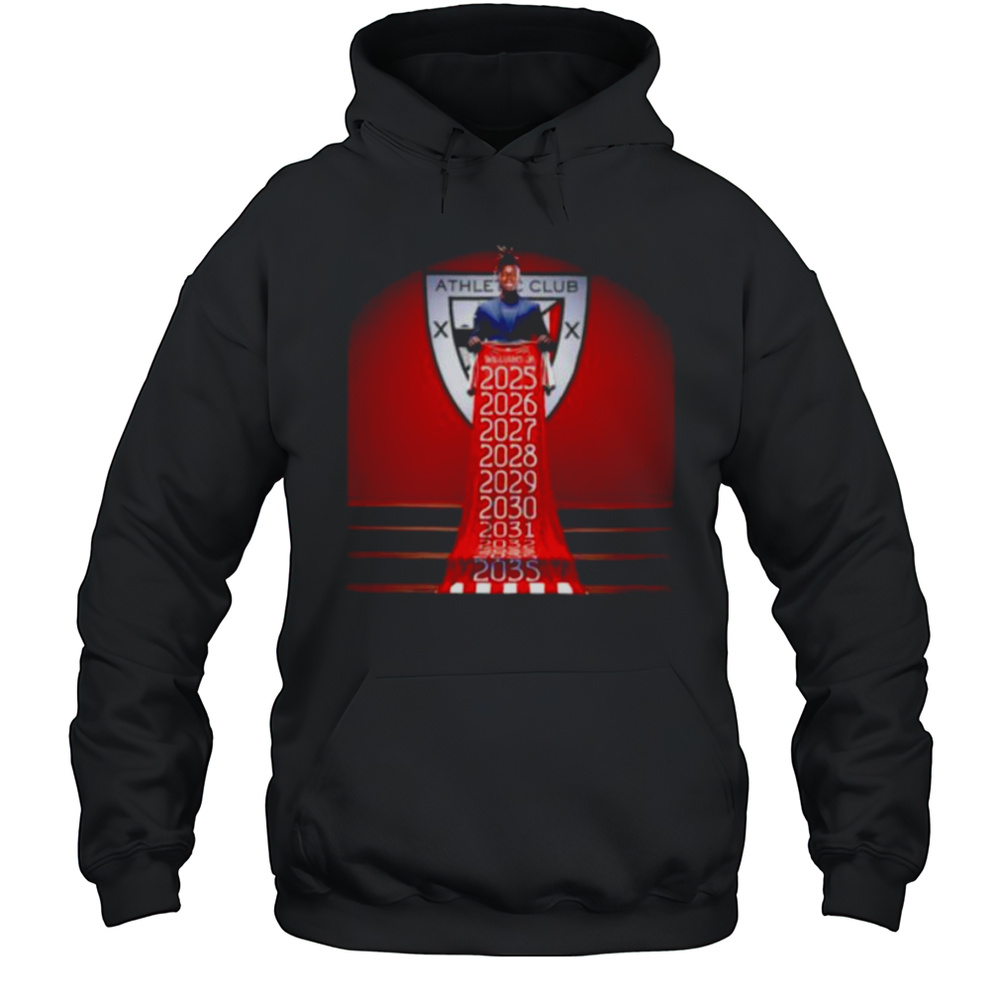 Nico Williams Athletic Bilbao 10 Years Shirt Unisex Hoodie