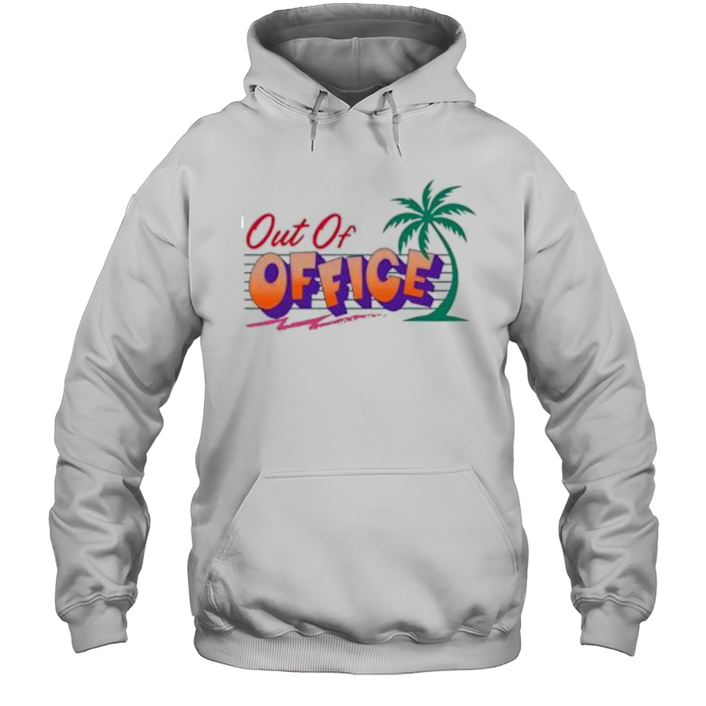 Out Of Office Tropical Shirt Unisex Hoodie